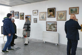 Национален пресклуб на БТА Анкара - гоблени - изложба 