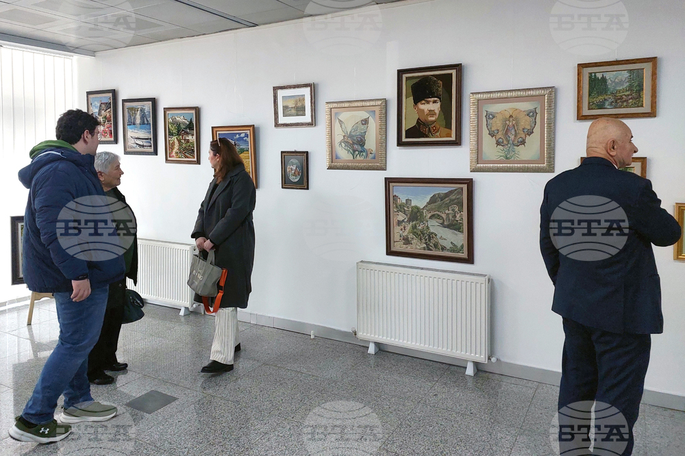 Национален пресклуб на БТА Анкара - гоблени - изложба