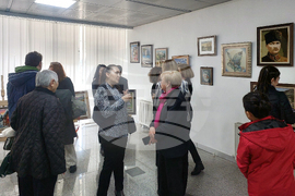 Национален пресклуб на БТА Анкара - гоблени - изложба 