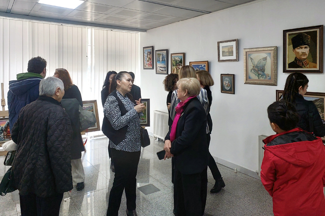 Tapestries Made by Bulgarian Women and Immigrants from Bulgaria Displayed at BTA Press Club in Ankara on Its 2nd Anniversary