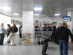 Национален пресклуб на БТА Анкара - гоблени - изложба 