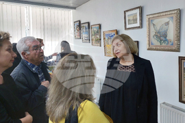 Национален пресклуб на БТА Анкара - гоблени - изложба 