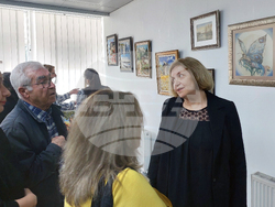 Национален пресклуб на БТА Анкара - гоблени - изложба 