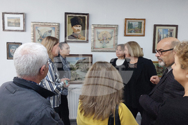 Национален пресклуб на БТА Анкара - гоблени - изложба 