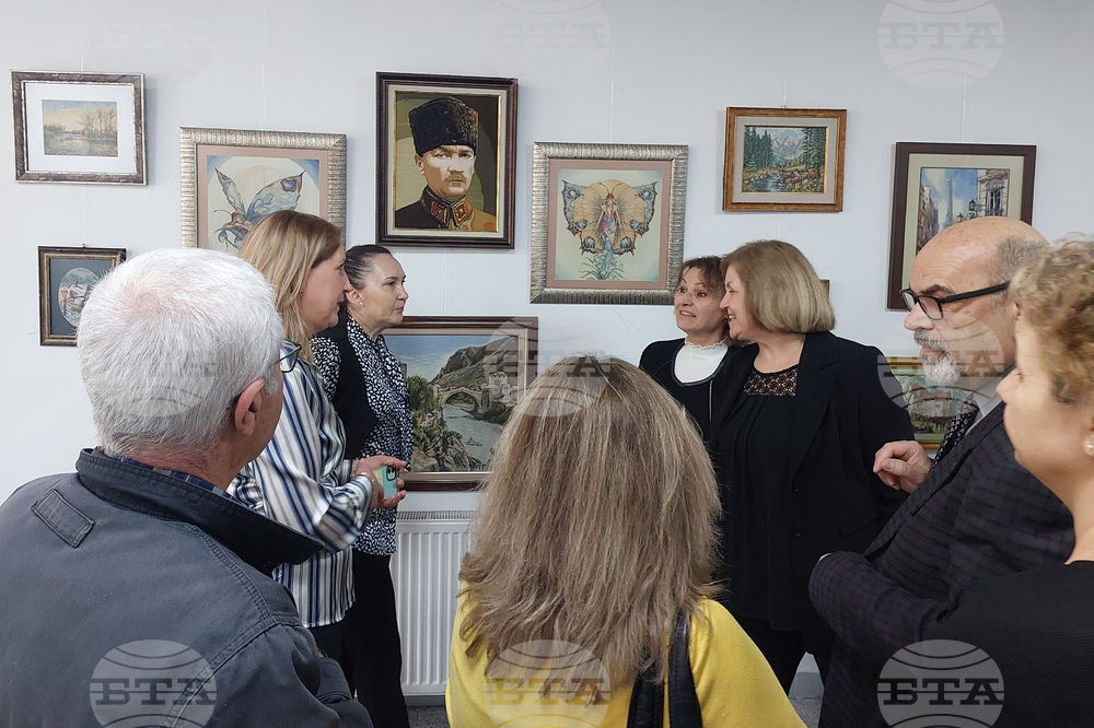 Национален пресклуб на БТА Анкара - гоблени - изложба
