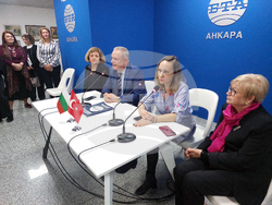 Национален пресклуб на БТА Анкара - гоблени - изложба 