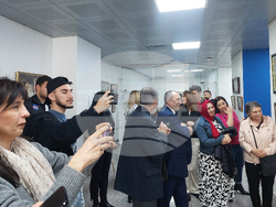 Национален пресклуб на БТА Анкара - гоблени - изложба 