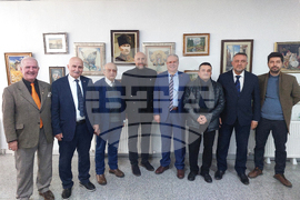 Национален пресклуб на БТА Анкара - гоблени - изложба 