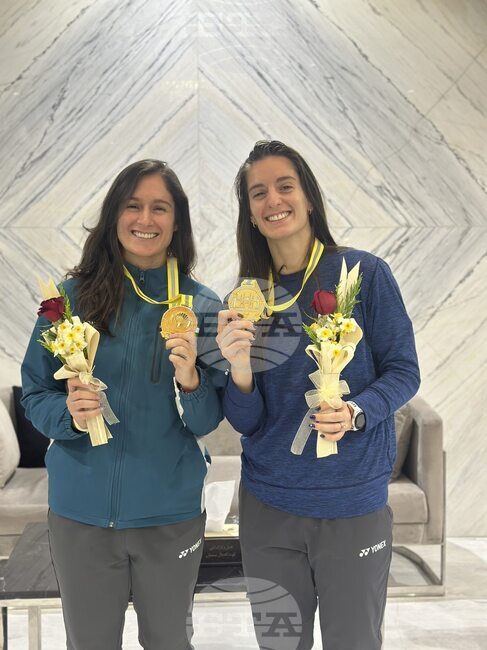 Стефани Стоева и Габриела Стоева спечелиха титлата на двойки жени на турнир по бадминтон в Иран