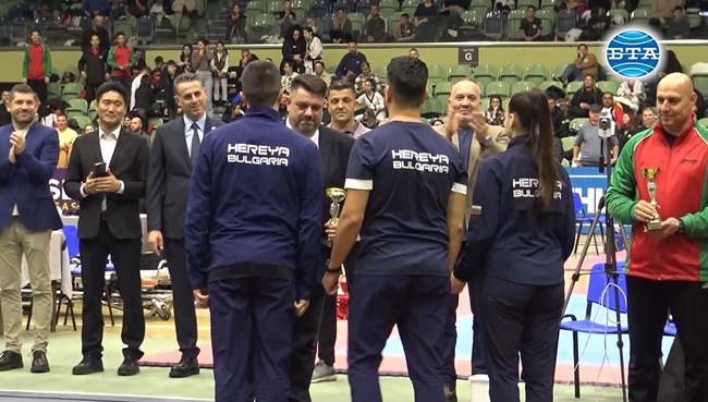 Вицепремирът Атанас Зафиров награди медалистите на Държавното първенство по таекуондо в Пловдив