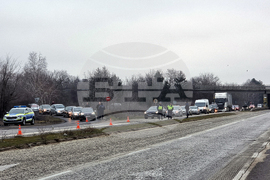 Плевен - протест - затваряне на път