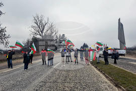 Плевен - протест - затваряне на път