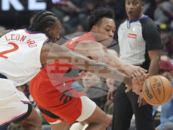 Clippers Raptors Basketball