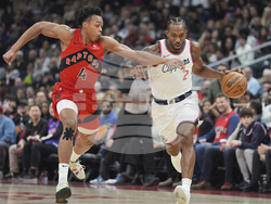 Clippers Raptors Basketball