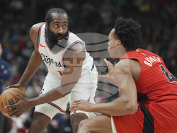 Clippers Raptors Basketball