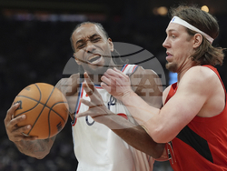 Clippers Raptors Basketball
