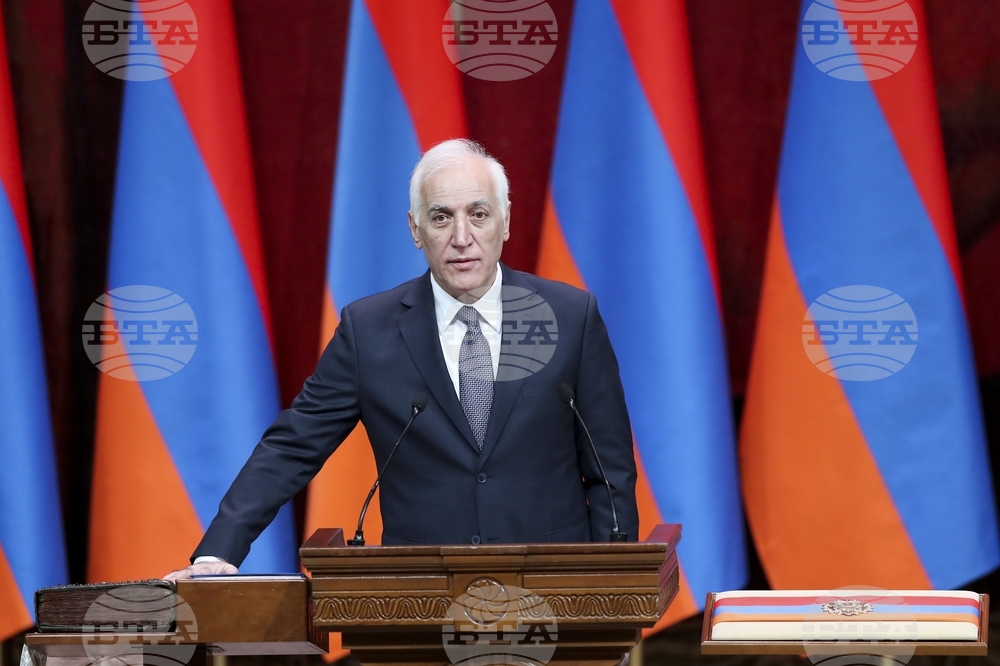 Новият президент на Армения Ваагн Хачатурян положи клетва и встъпи в длъжност