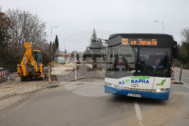 Варна - пътен участък - ремонт