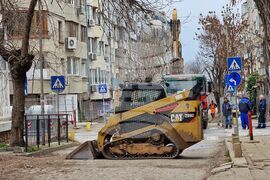 Бургас - улица - ремонт