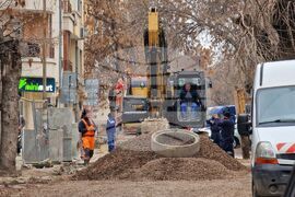 Бургас - улица - ремонт