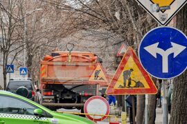 Бургас - улица - ремонт