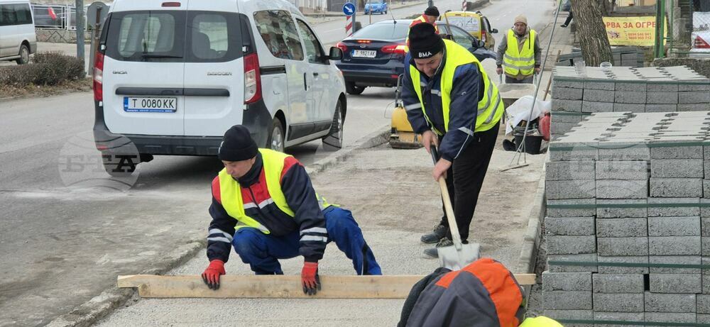 В Търговище ще бъдат обновени около 7000 кв. м тротоари през годината