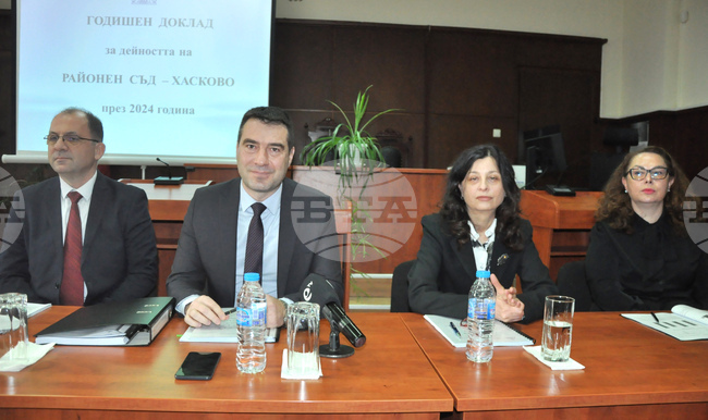 Увеличават се делата в Районния съд в Хасково, съобщи председателят му Пламен Георгиев 