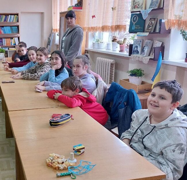 Детски народни обичаи и зимни игри бяха представени по време на среща в град Рени, Украйна