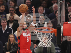 Rockets Knicks Basketball