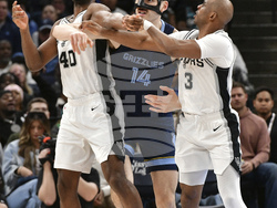 Spurs Grizzlies Basketball