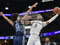 Spurs Grizzlies Basketball