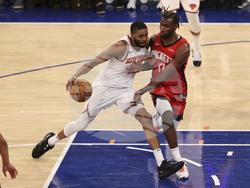 Rockets Knicks Basketball