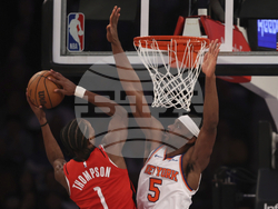 Rockets Knicks Basketball