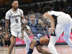 Spurs Grizzlies Basketball