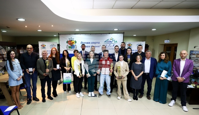 Музей на спорта - "Европейска столица на спорта" - спортисти - награждаване