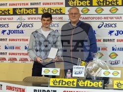 Спорт Локомотив София награждаване Марк Христов джудо