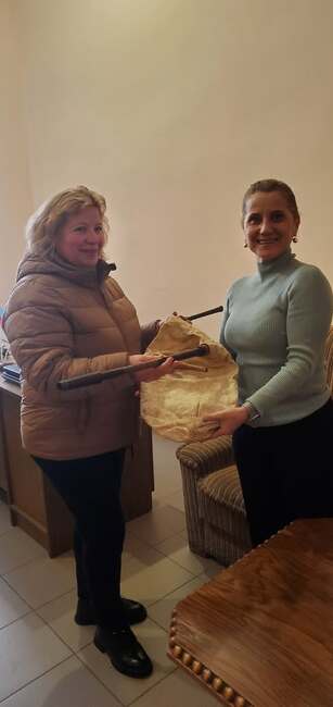 Областният център за българска култура в Болград получи ръчно изработена гайда