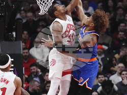 Knicks Raptors Basketball