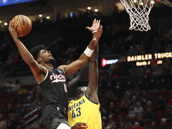 Pacers Trail Blazers Basketball