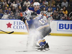 Oilers Blues Hockey