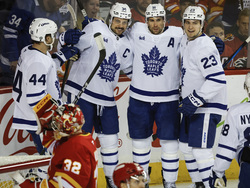 Maple Leafs Flames Hockey