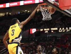 Pacers Trail Blazers Basketball