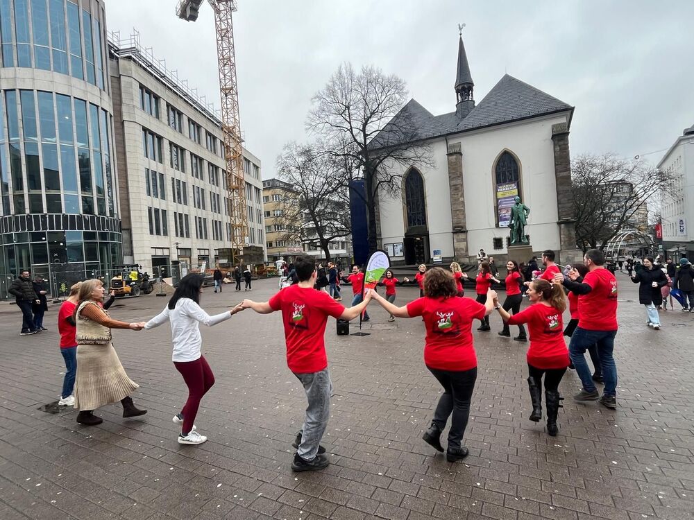Флашмоб с български хора се състоя в германския град Есен