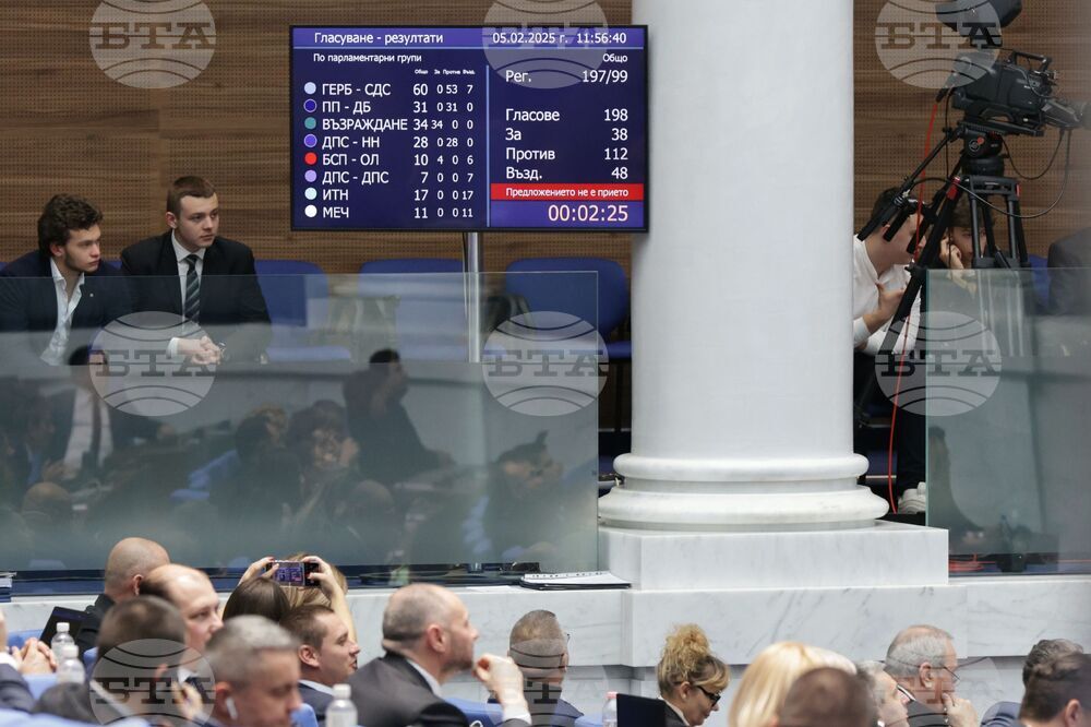 Парламентът отхвърли законопроекта на "Възраждане" за регистрация на чуждестранните агенти