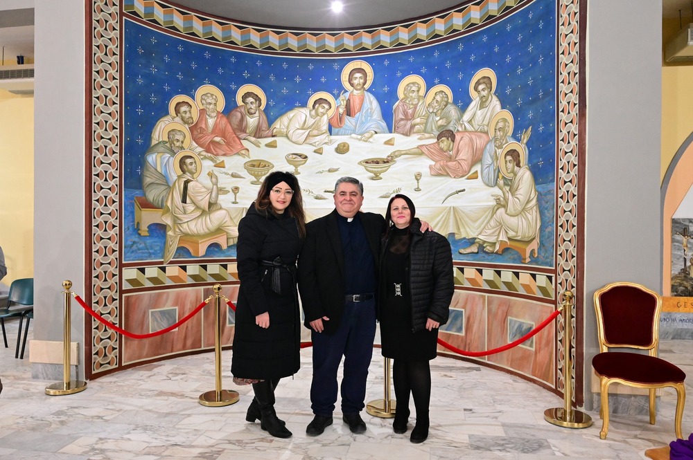 Католическа църква в Салерно бе зографисана с два православни стенописа, дело на български художници