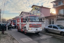 Хасково - къща - пожар