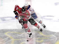 Oilers Blackhawks Hockey