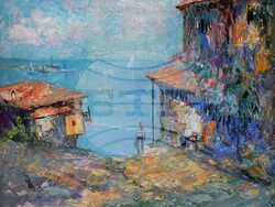 Картина на Стоян Василев. Снимка: Галерия Artmark