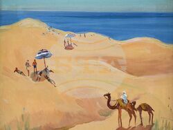 Картина на Стоян Василев. Снимка: Галерия Artmark