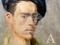 Картина на Стоян Василев. Снимка: Галерия Artmark